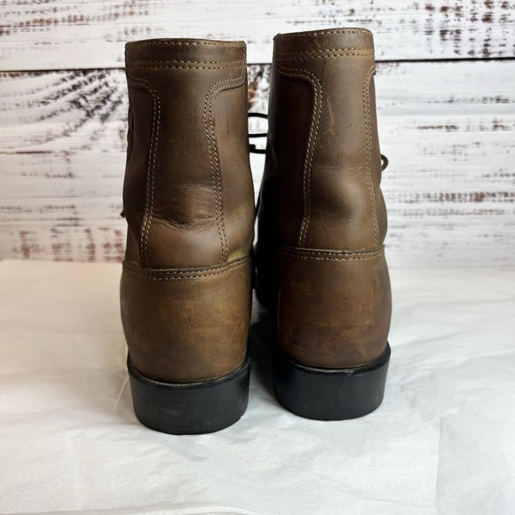 Ariat Heritage Lacer Boots 7.5 Distressed Brown Leather Kiltie Equestrian Barn - Picture 7 of 16